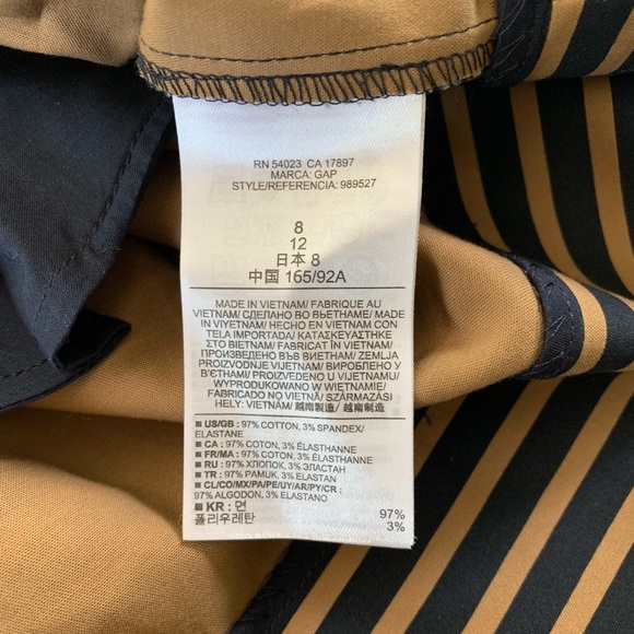 Like New! Gap Striped Fit & Flare Dress - Picture 12 of 14
